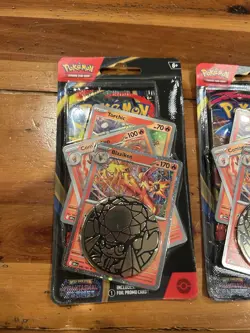 2x Pokemon Phantasmal Flames Sealed Blaziken Cosmo Promo Pack - Image 3
