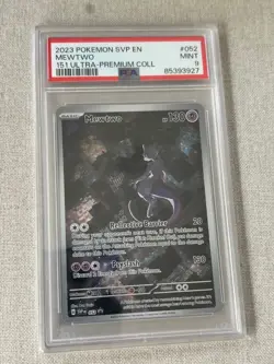 Mewtwo 52 Black Star Promos SV Rewards Near Mint Pokemon TCG PSA 9 - Image 1