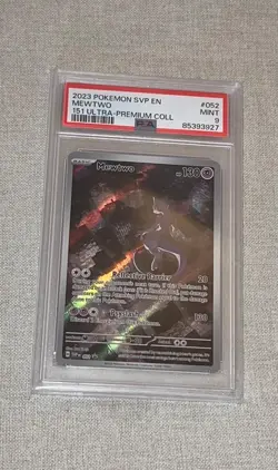 Mewtwo 52 Black Star Promos SV Rewards Near Mint Pokemon TCG PSA 9 - Image 2