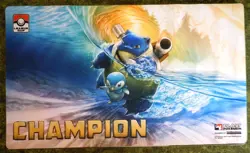 Pokemon Blastoise and Piplup League Cup Champion 2019 Playmat #2 - Image 1