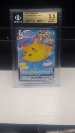 2021 POKEMON CELEBRATIONS R #7 FLYING PIKACHU VMAX BGS 9.5 - Image 1