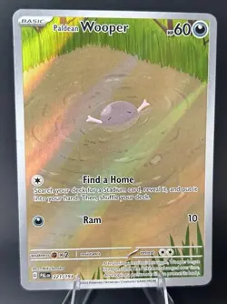 Paldean Wooper 221/193 Sv02: Paldea Evolved Holo ENGLISH POKEMON TCG [LP] - Image 1