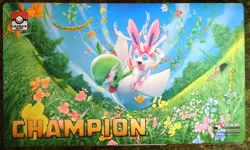 Pokemon Gardevoir and Sylveon League Cup Champion 2019 Playmat #2 - Image 1