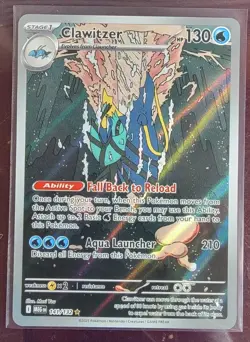 Clawitzer 141/132 - Illustration Rare Pokemon TCG Mega Evolution - NM - Image 1