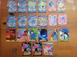 Assorted Topps TV Animation Edition Series 1999 Pokemon TCG with 7 Holofoils - Image 2