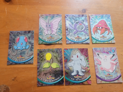 Assorted Topps TV Animation Edition Series 1999 Pokemon TCG with 7 Holofoils - Image 3