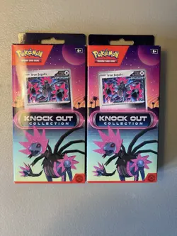 Lot of 2 Pokemon TCG KnockOut Collection Box Iron Jugulis Promo 2 Packs New - Image 1