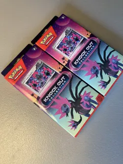 Lot of 2 Pokemon TCG KnockOut Collection Box Iron Jugulis Promo 2 Packs New - Image 2