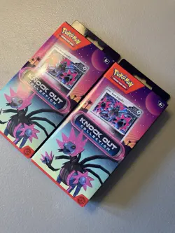 Lot of 2 Pokemon TCG KnockOut Collection Box Iron Jugulis Promo 2 Packs New - Image 3
