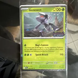 Pokemon Genesect 008 Mega Evolution Phantasmal Flames Best Buy Promo Sealed - Image 1