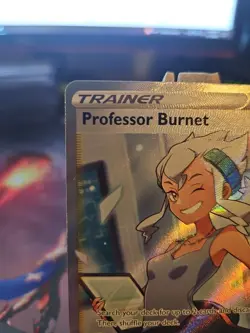 Professor Burnett Pokemon TCG Full Art Holo Rare Silver Tempest TG26/TG30 NM - Image 2
