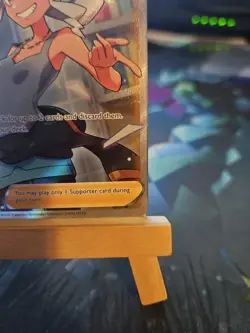 Professor Burnett Pokemon TCG Full Art Holo Rare Silver Tempest TG26/TG30 NM - Image 4