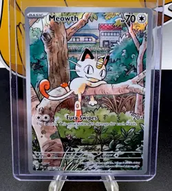 Meowth Bundle - Jungle 56/64 + Full Art 106/094 Phantasmal Flames NM Pokemon TCG - Image 2