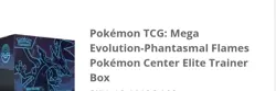 Phantasmal Flames Pokemon Center Elite Trainer Box ETB NEW AND SEALED - Image 3