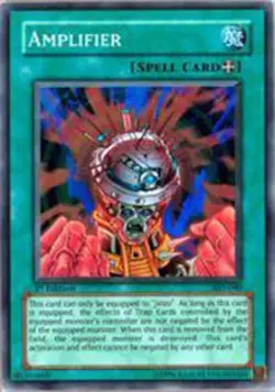 Yugioh! Amplifier - AST-040 - Super Rare - 1st Edition Near Mint, English - Image 1