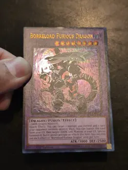 Yu-Gi-Oh! ULTRA RARE CARD BORRELOAD FURIOUS DRAGON SDRR-EN042 1ST NM/VLP - Image 2