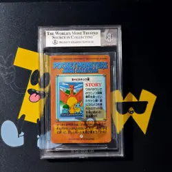 Pokemon Bandai Gold Silver Anime Collection Charizard, Pikachu BGS 8 NM-MT Card - Image 3