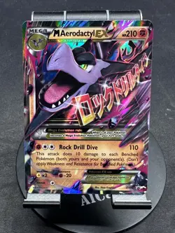 Pokemon TCG M Aerodactyl EX Black Star Promos Card XY98 MP - Image 1