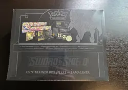 Pokemon TCG Sword & Shield Elite Trainer Box Plus Zamazenta Card Game - POK82743 820650807435 - Image 3