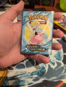 Pokemon TCG Journey Together Game Tip Card Pre Release Kit Card Lilly clefairy - Image 1