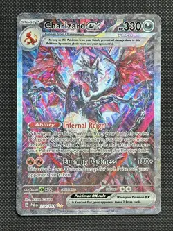 CHARIZARD EX 234/091 PALDEAN FATES POKEMON CARD NM/M - Image 1