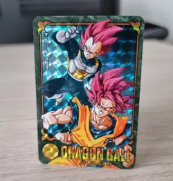 Carte Dragon Ball Visual Adventure Card SP DBZ Carddass Hondan CCG Goku Vegeta - Image 1