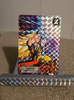 Carte Dragon Ball Z Super Battle Card SP DBZ Carddass Hondan CCG Goku SSJ3 - Image 1