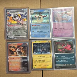 Paradox Rift Pokemon Card Lot - Skeledirge Ex Iron Moth And Others - Image 1