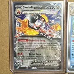 Paradox Rift Pokemon Card Lot - Skeledirge Ex Iron Moth And Others - Image 2