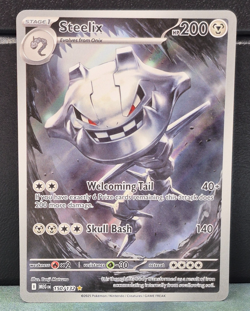 Steelix Illustration Rare 150/132 Mega Evolution Pokemon TCG Near Mint Card NM D - Image 1