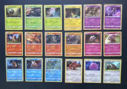 Pokemon TCG - SM Detective Pikachu Complete Set 18 Cards Holo Rare - Image 1