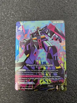 Psycho Gundam (LR+) GD02-001 Gundam TCG Card Game - Dual Impact *English - Image 1