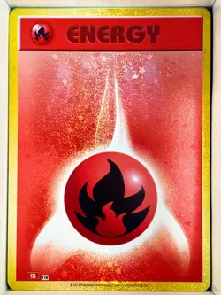 Fire Energy Pokemon Card Game Classic Promo English/Japanese Promo 2023 Holo - Image 1
