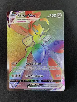 Scizor VMAX 193/189 Rainbow Secret Rare Card Pokemon Darkness Ablaze NM-Mint - Image 1