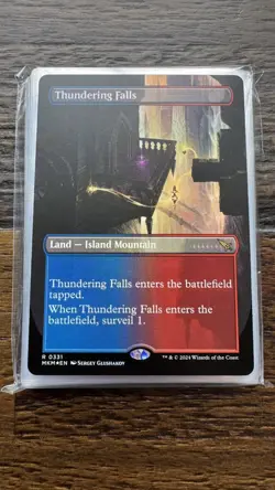 Thundering Falls (Borderless) Murders at Karlov Manor Foil MTG NM Magic Card - Image 1