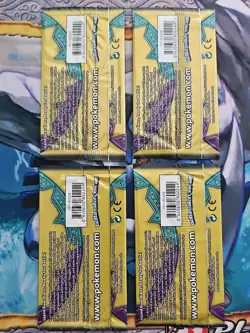 Pokemon Guardians Rising 3 Card Mini Booster Packs Complete Art Set Lot of 4 - Image 2