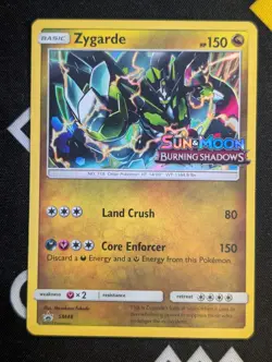 Zygarde - SM48 - Pokemon Sun & Moon Promo Prerelease Holo Rare Card NM - Image 1