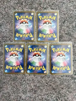Pokemon Lot of 5 Japanese Full Art Cards S&S Sets PACK FRESH - Image 2