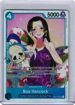 One Piece Card Game Boa Hancock OP01-078 Romance Dawn Foil English NM - Image 1