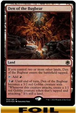 1x - Den of the Bugbear - [SELECT] - Forgotten Realms - NM MTG - Image 2