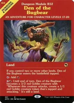 1x - Den of the Bugbear - [SELECT] - Forgotten Realms - NM MTG - Image 3