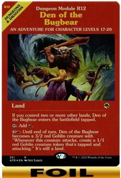 1x - Den of the Bugbear - [SELECT] - Forgotten Realms - NM MTG - Image 4