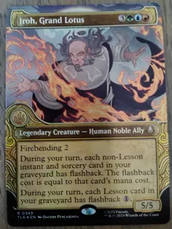 Iroh, Grand Lotus (Showcase Foil) Rare MTG Avatar - In Hand - Image 1