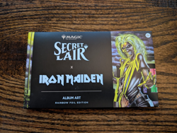 MTG Secret Lair Drop X Iron Maiden Album Art - Rainbow Foil - SEALED IN HAND - Image 1
