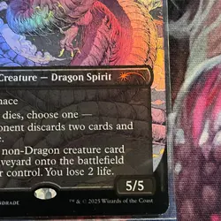 1x FOIL Junji, The Midnight Sky MTG Encyclopedia Of Magic Secret Lair NM - Image 4