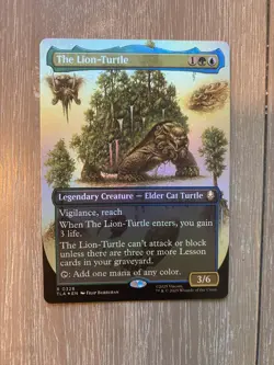 ?? MTG: The Lion-Turtle Foil Extended - Avatar the Last Airbender- SHIPS INSTANT - Image 1