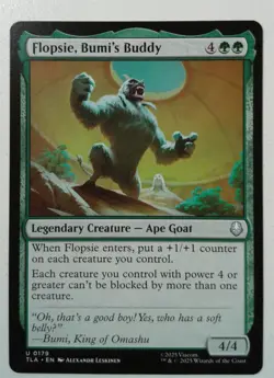 Flopsie, Bumi's Buddy *Uncommon* Magic MtG x1 Avatar: The Last Airbender - Image 1