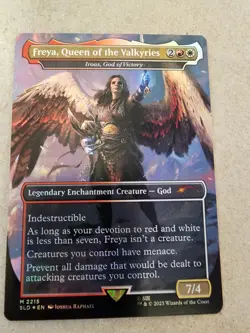 Freya, Queen of the Valkyries - Iroas, God of Victory - Foil Secret Lair - Mtg - Image 1