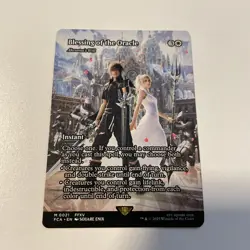 MTG Final Fantasy - Blessing of the Oracle (Akroma's) Borderless Mythic 0021 NM - Image 1