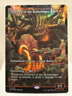 Overlord of the Boilerbilges (Showcase) Duskmourn: House of Horror Foil NM - Image 1